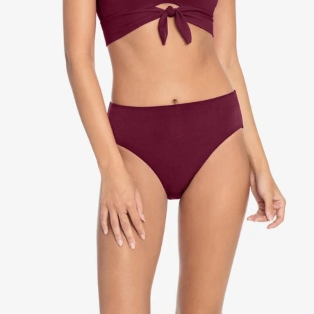 Robin Piccone Ava High Waist Bikini Bottoms